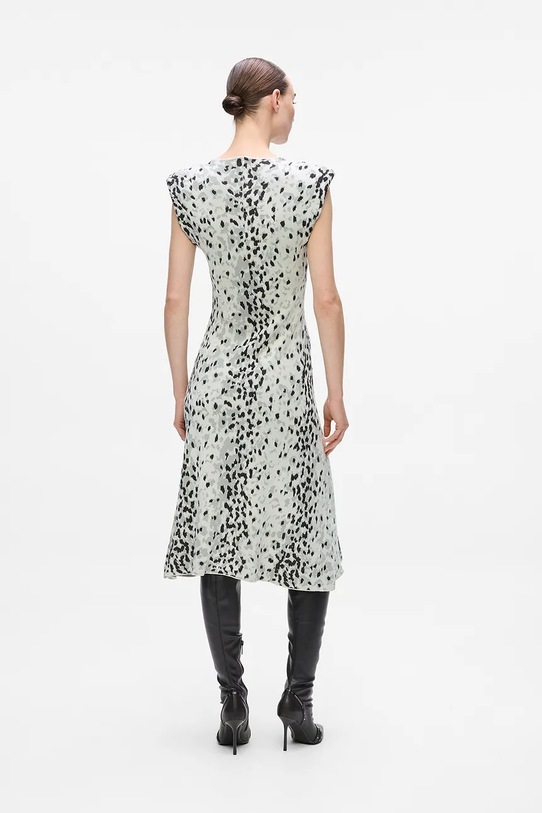Karl Lagerfeld sukienka A4W13030 beżowy AW25