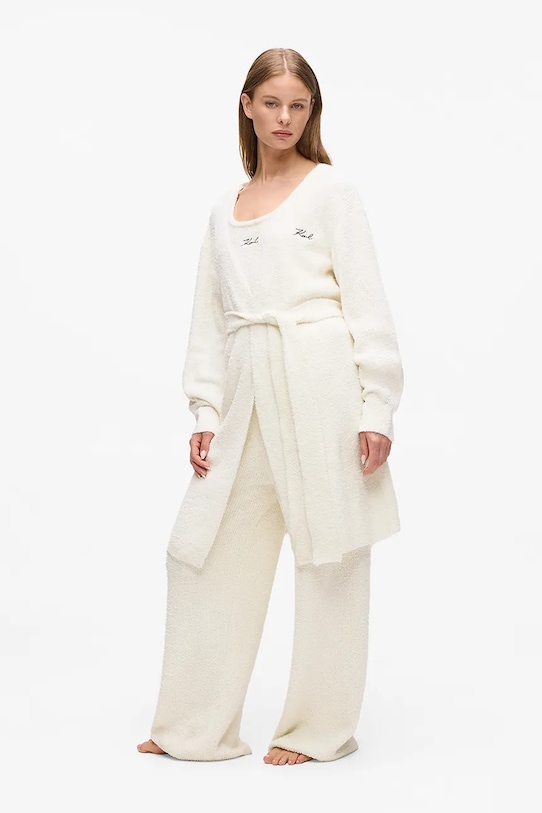 Karl Lagerfeld kardigan beżowy A4W44006