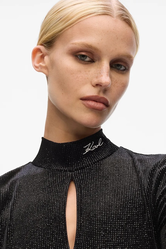 Odzież Karl Lagerfeld sukienka A4W13016 czarny