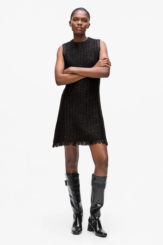 Karl Lagerfeld sukienka casual czarny A4W13032