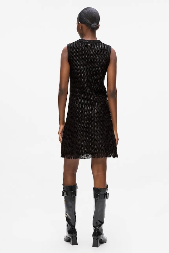 Karl Lagerfeld sukienka A4W13032 czarny AW25