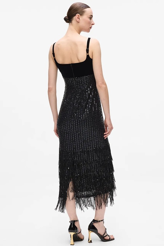 Karl Lagerfeld sukienka A4W13043 czarny AW25