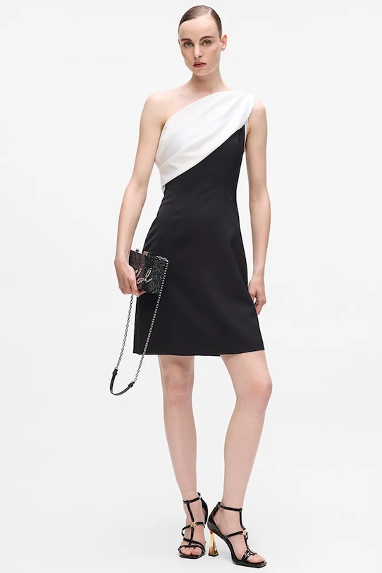 Karl Lagerfeld rochie negru A4W13045