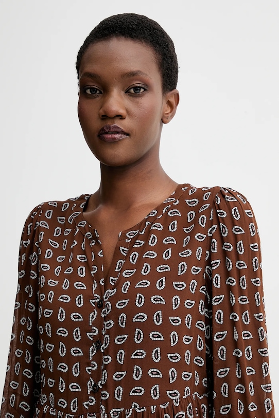 Viskózové šaty Marc O'Polo hnedá 508115221291