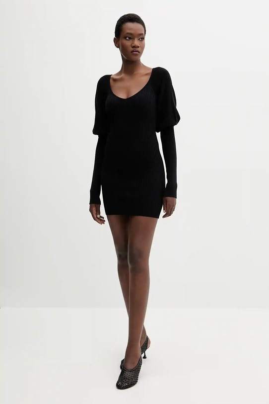 Aniye By sukienka z wełną 181052 czarny AW25