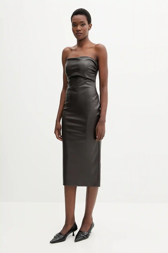 Aniye By sukienka rozkloszowany brązowy 181351