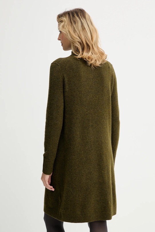Odzież Marc O'Polo sukienka z dodatkiem wełny 5000006932 zielony