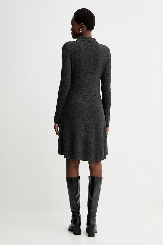 Oblečenie Šaty s prímesou vlny Marc O'Polo 5000006940 sivá