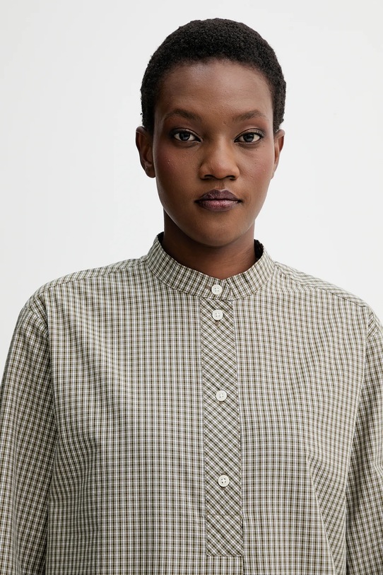 Marc O'Polo sukienka bawełniana zielony 5000007196