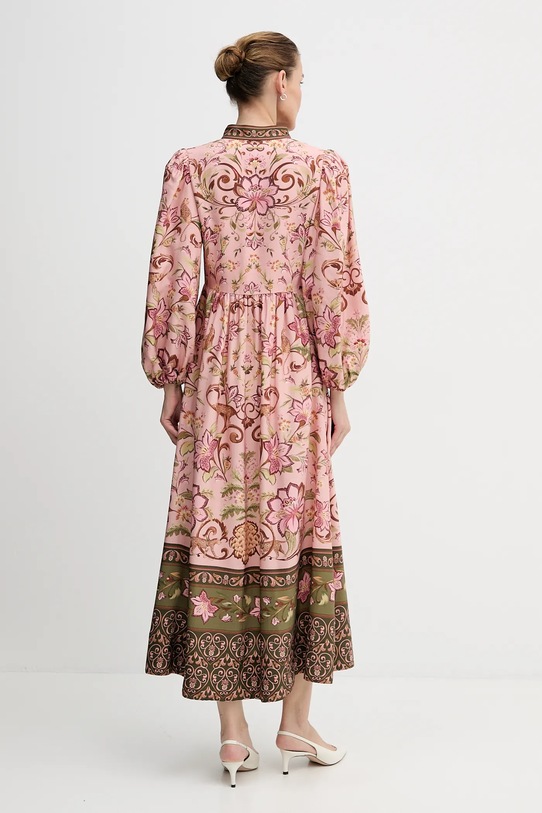 Odzież Barbour sukienka x Farm Rio LDR0960 różowy