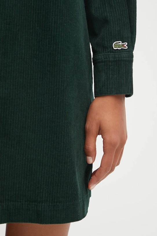 Lacoste corduroy dress EF5335 green