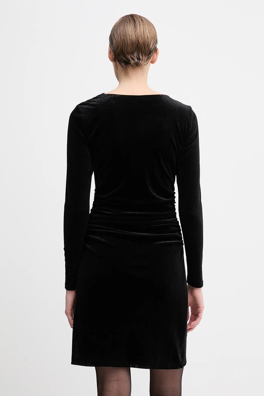 Odzież Dkny sukienka welurowa DD5V1M55 czarny