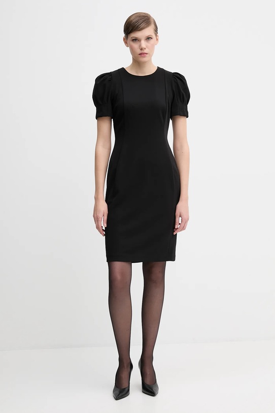 Dkny sukienka z elastanem czarny DD5I197A
