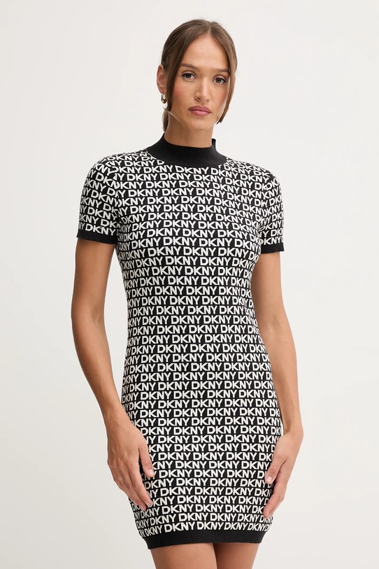 Dkny sukienka casual czarny DJ5R0911