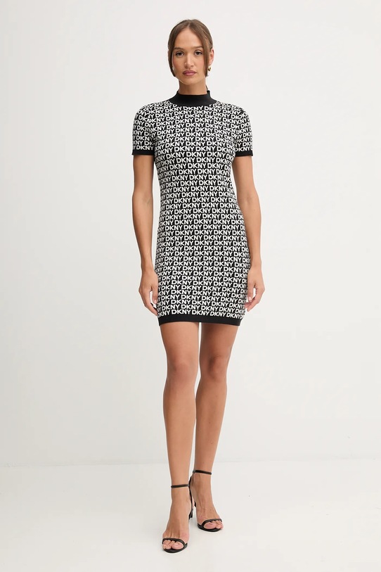 Dkny sukienka DJ5R0911 czarny AW25