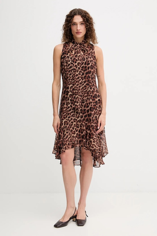 Φόρεμα Dkny DD5G2M24 καφέ AW25