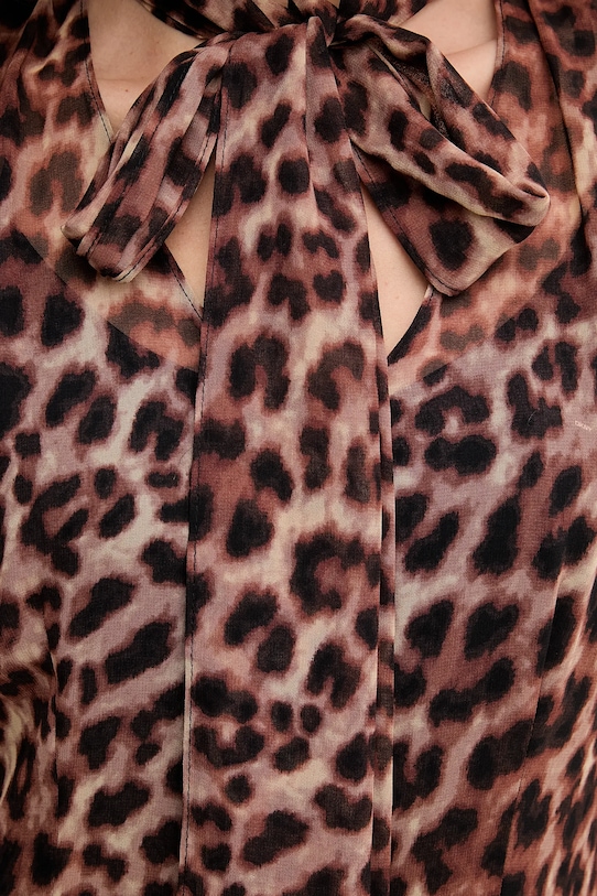 Dkny sukienka DD5G2M24 brązowy