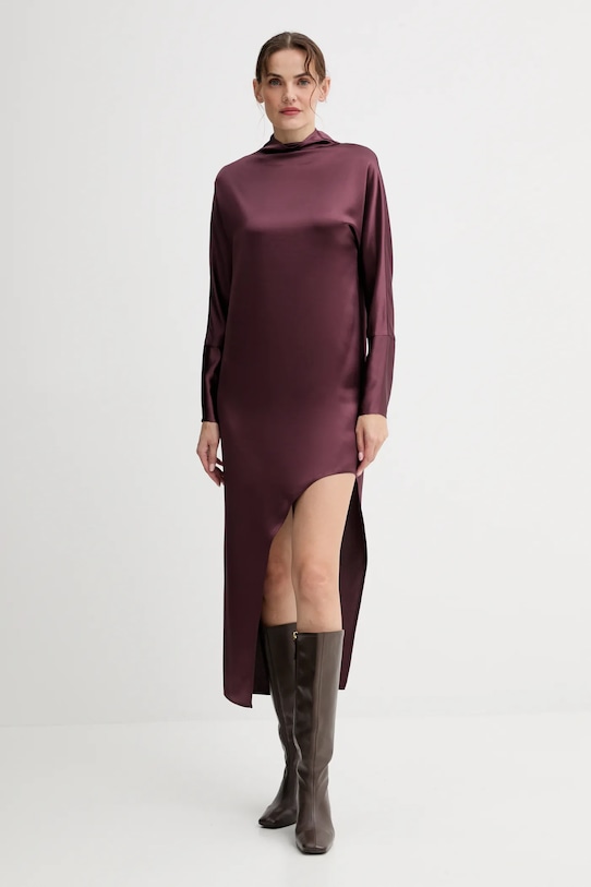 ISABELLE BLANCHE rochie mini burgundia IS25FW.A064.T008