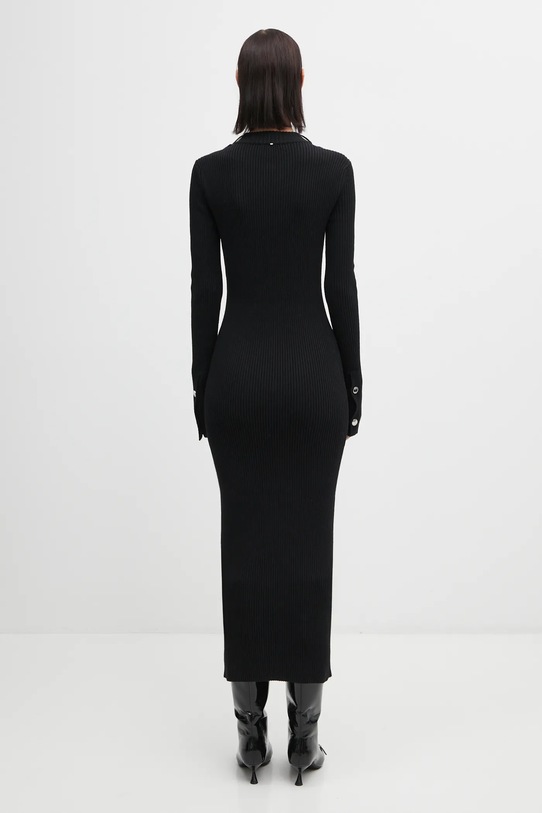 Odzież Sportmax sukienka z dodatkiem wełny GARIBO 2522326022600 czarny