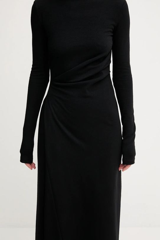 Sportmax rochie cu lână EDILE 2522626022600 negru