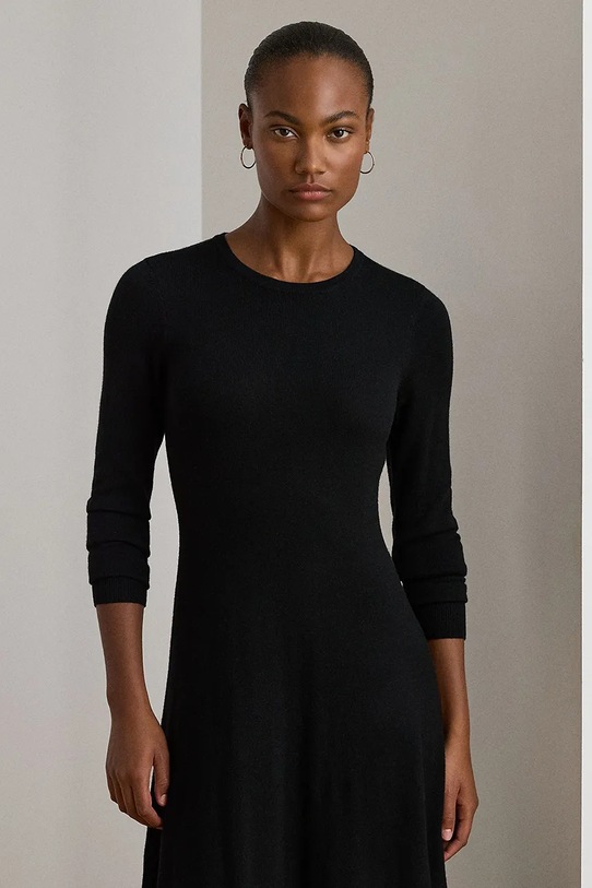 Odzież Lauren Ralph Lauren sukienka wełniana 200979711 czarny