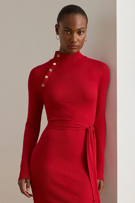 Ρούχα Φόρεμα Lauren Ralph Lauren 200980036 κόκκινο