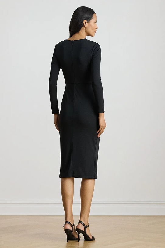 Obleka Lauren Ralph Lauren 200980222 črna AW25