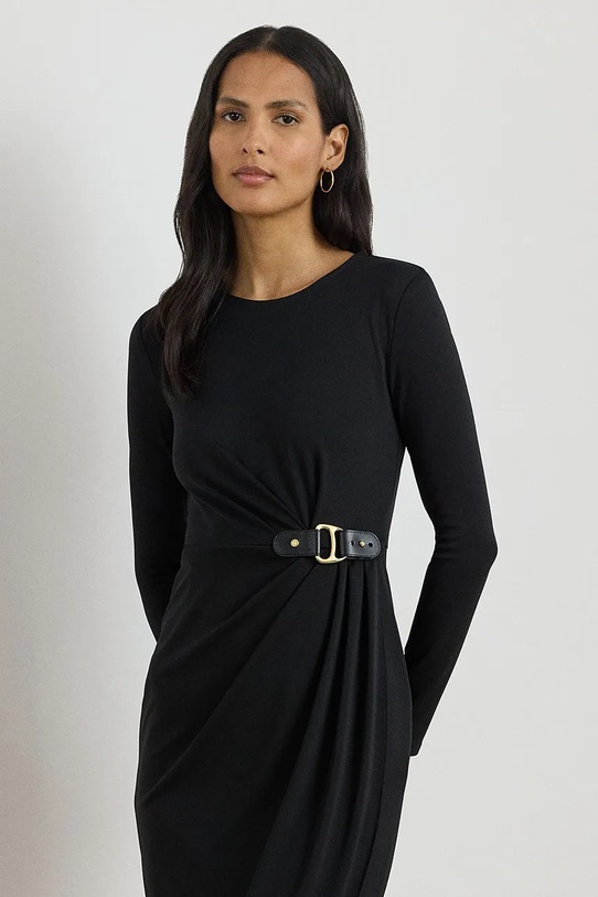 Oblačila Obleka Lauren Ralph Lauren 200980222 črna