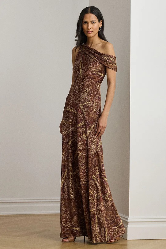 Платье Lauren Ralph Lauren узор коричневый 253979869