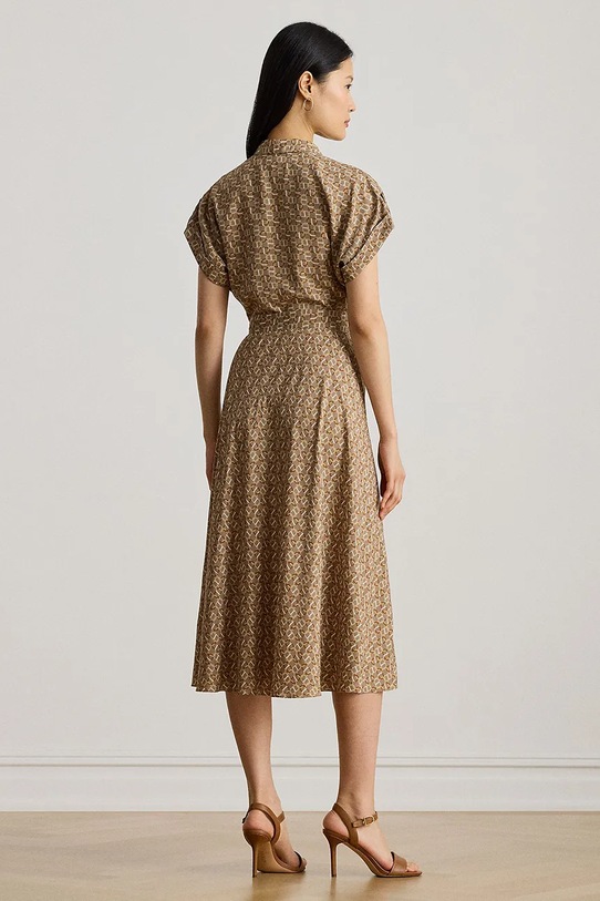 Šaty Lauren Ralph Lauren 200979615 hnědá AW25