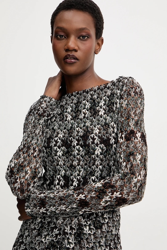 Missoni sukienka DS25WG21.BR012H czarny