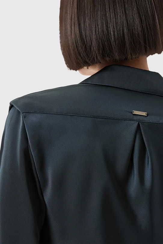 Odzież AllSaints sukienka TIRA W013DD granatowy