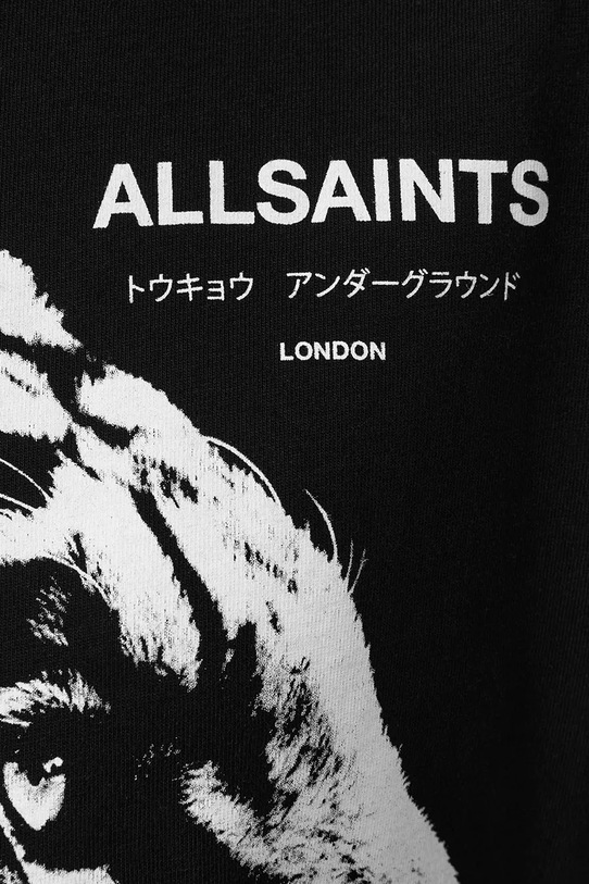 AllSaints sukienka bawełniana IVANA czarny W077DD