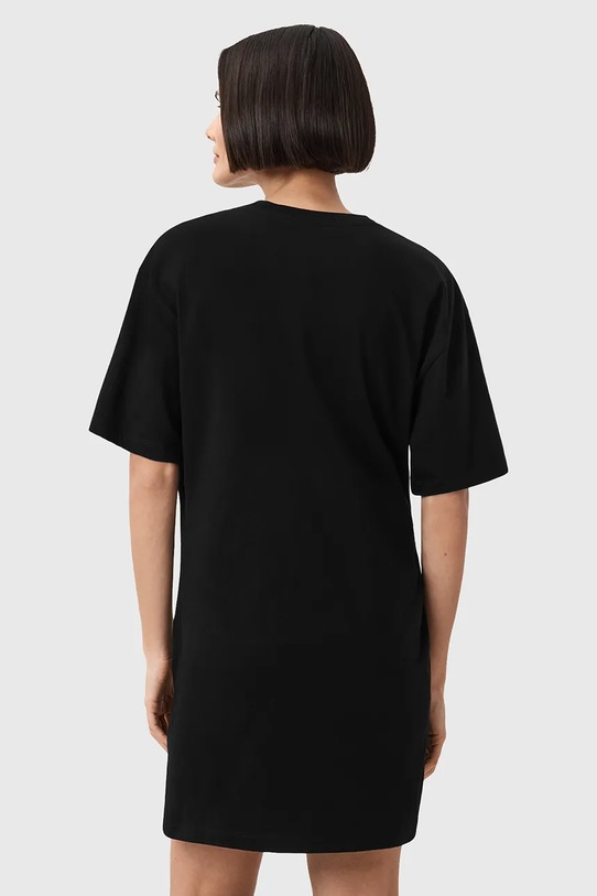 AllSaints sukienka bawełniana IVANA W077DD czarny