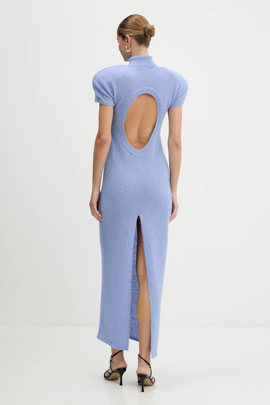 Одяг Сукня з додаванням вовни La Mania NOIR NOIR блакитний