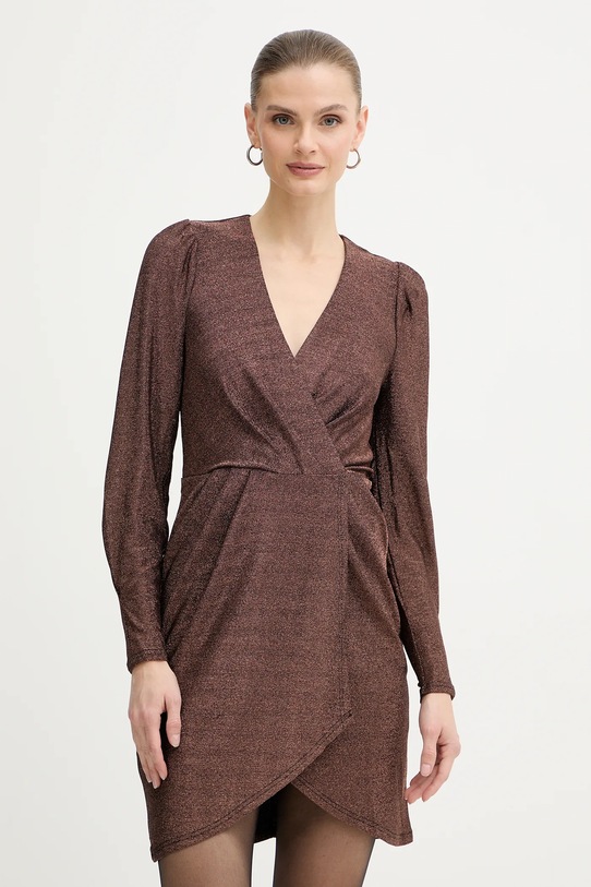 Morgan sukienka długi brązowy RNINO