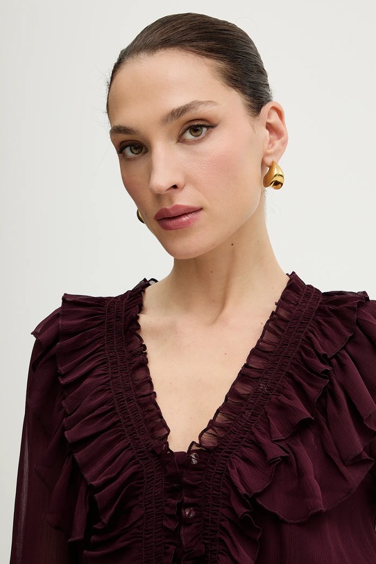 Morgan sukienka bordowy RCATHY