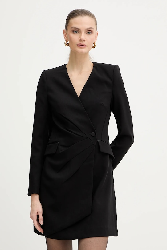 Morgan sukienka z elastanem czarny RCLIF