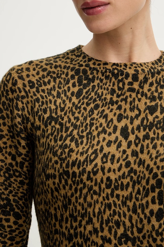 Morgan sukienka z domieszką wełny RMBEO zielony