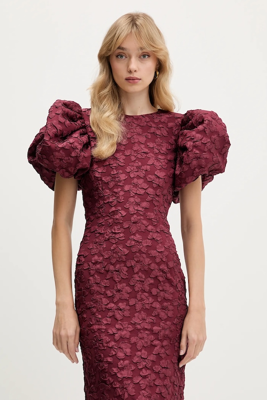 Rotate sukienka bordowy 1146012734