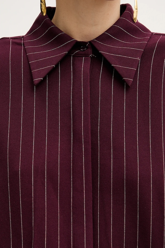 Retrofete rochie Narine FW24.10168 burgundia