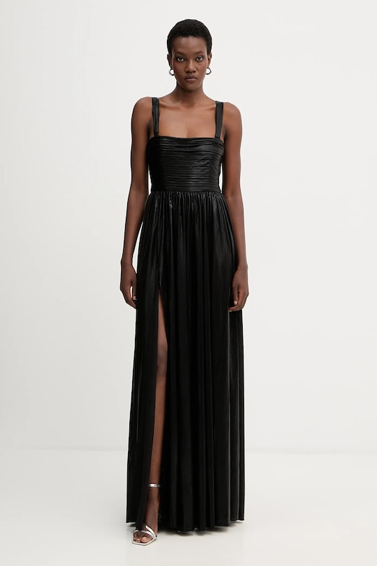 Retrofete sukienka Iris z elastanem czarny FW24.10329