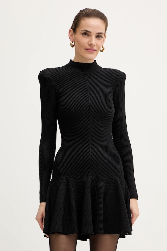 Retrofete rochie Sydonie mini negru FW24.9733