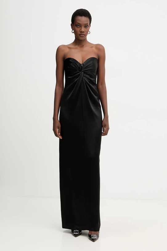 Retrofete sukienka Olivine tkanina czarny FW24.9769