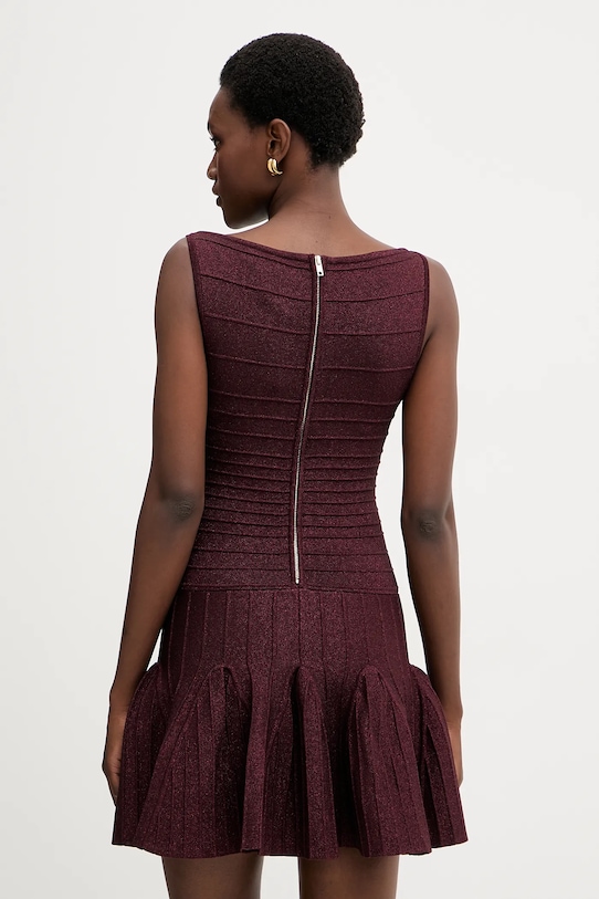 Odzież Retrofete sukienka Audrina PF24.9478 bordowy