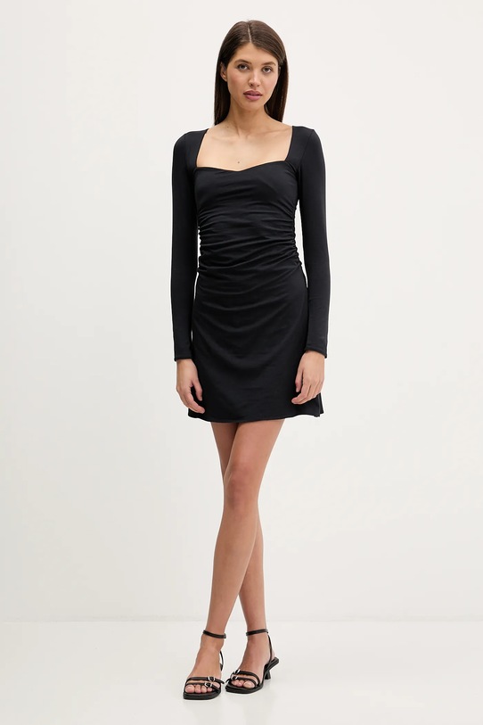 Obleka Abercrombie & Fitch KI159.6288.900 črna AW25