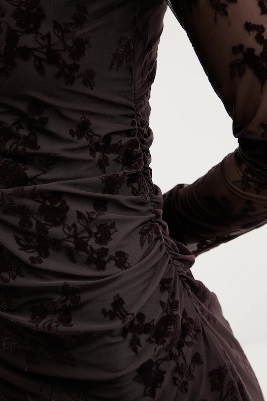 Abercrombie & Fitch sukienka KI159.6339.404 bordowy