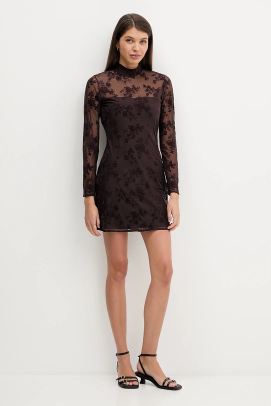 Abercrombie & Fitch sukienka KI159.6360.404 brązowy AW25