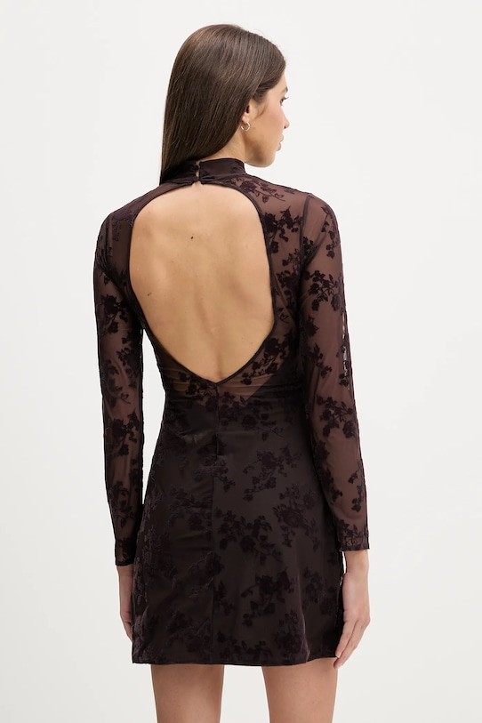 Odzież Abercrombie & Fitch sukienka KI159.6360.404 brązowy