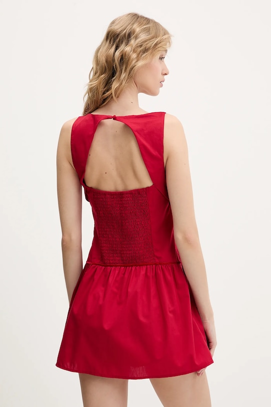 Odzież Hollister Co. sukienka KI359.5392.500 czerwony